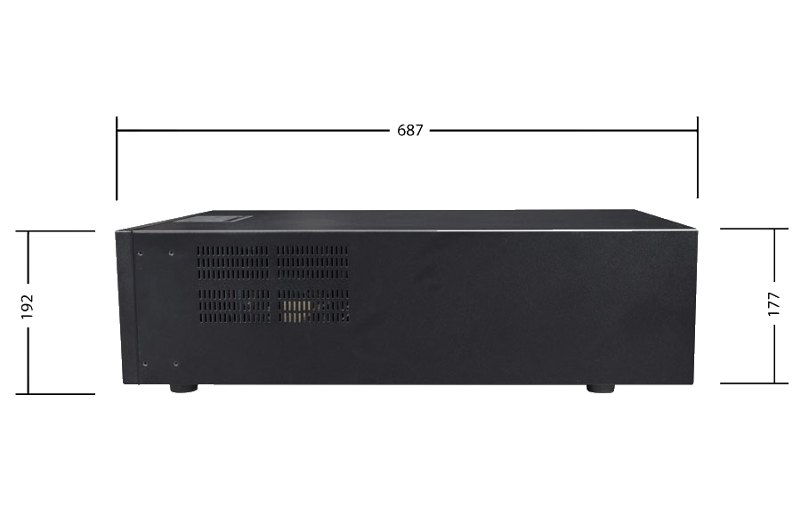 یو پی اس فاراتل (Faratel) 10 کاوا آنلاین مدل Cadillac 10000 CAD10KX3-RT-4U(3:1)